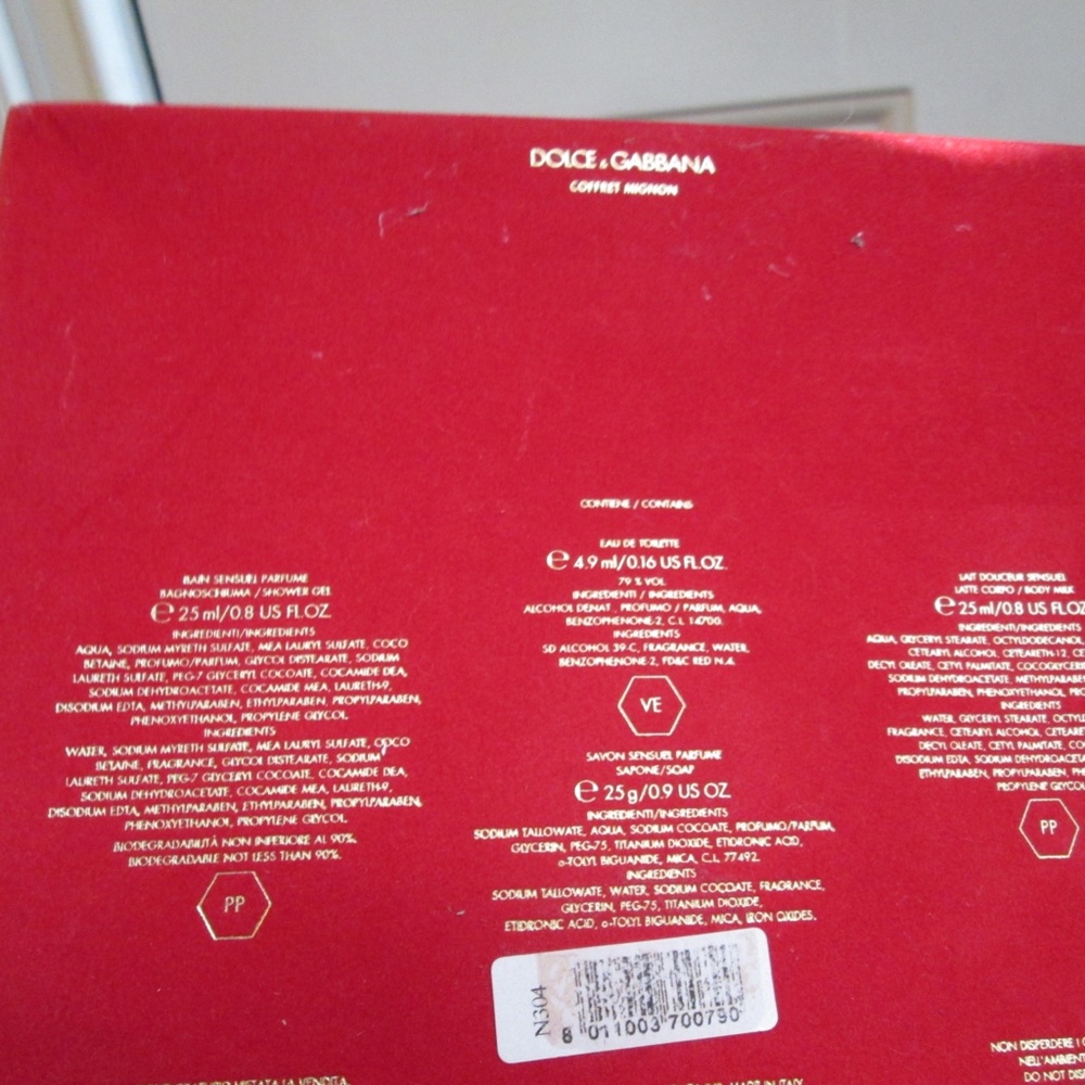 new Vtg DOLCE GABBANA travel size 3 pc - Picture 8 of 13